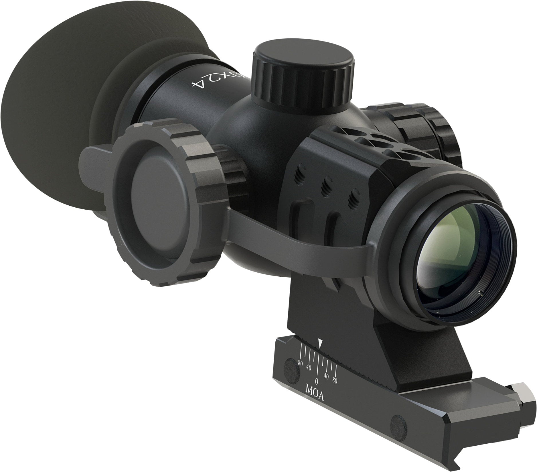 Immersive Optics 10x24 Mildot with MOA Adjustable Mounts