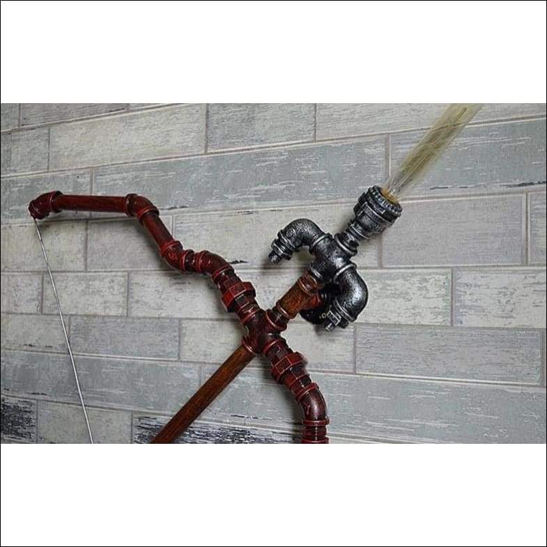 Industrial Cupid Arrow Pipe Wall Lamp