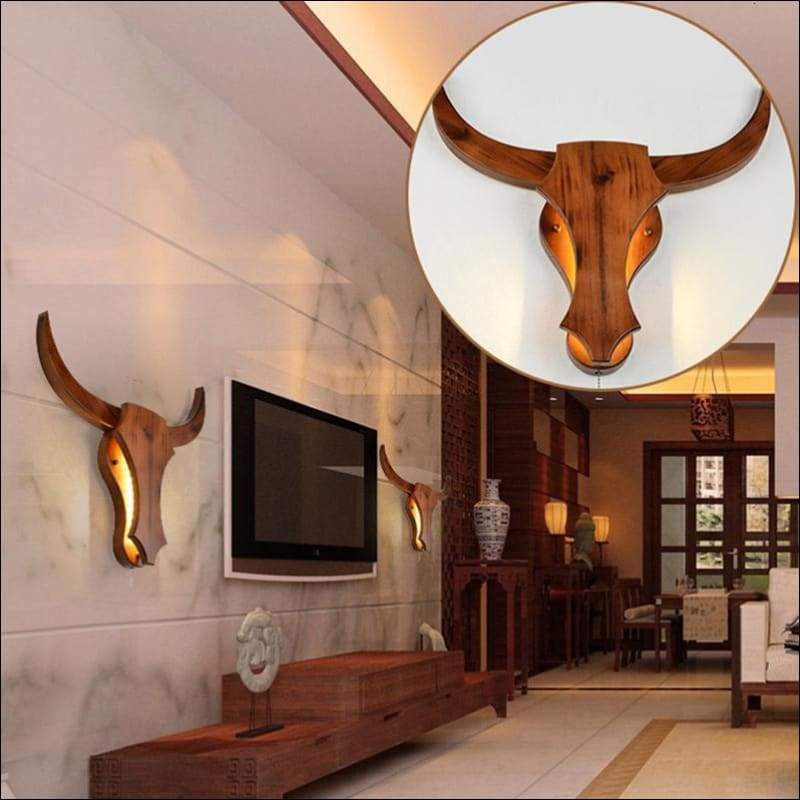 Mighty Bull Retro Wall Lamp