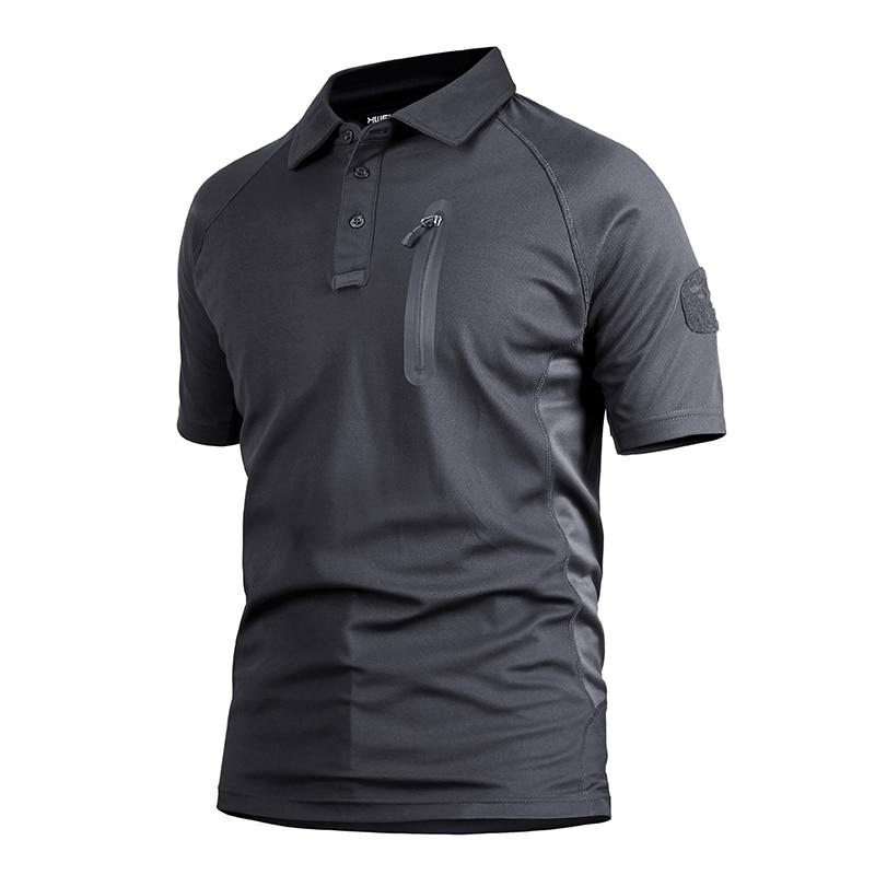 T-shirts Men Summer Short Sleeve Quick Dry Tactical Tshirts Breathable